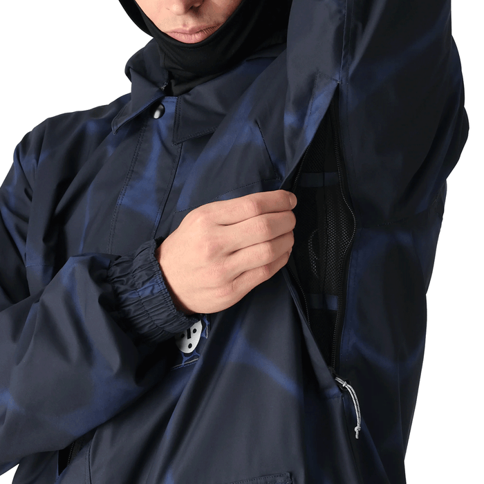 686 Men's Dojo Jacket 2025 Blue Airbrush - Comor - Go Play Outside