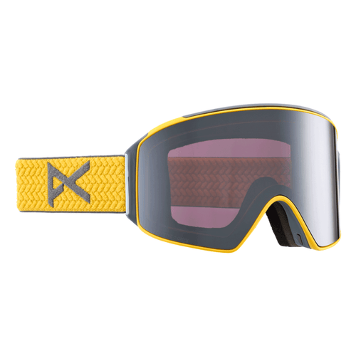 Anon M4 Cylindrical Low Bridge Fit Goggles Golden/Perceive Sunny Onyx + Perceive Variable Violet - Comor - Go Play Outside
