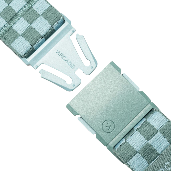 Arcade Check Belt Caspian/Cove