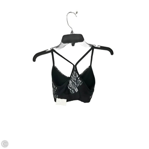 Athletic Bra By Champion In Black & White, Size: M