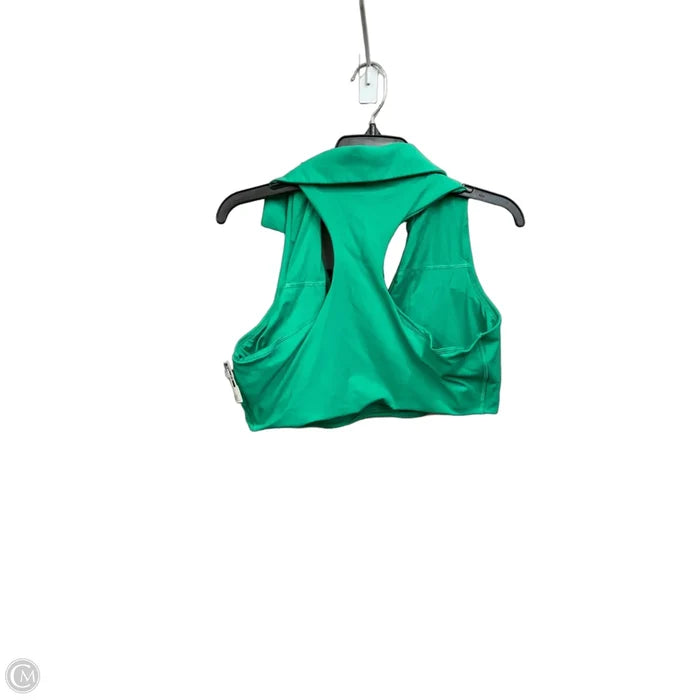 Athletic Bra By Cmc In Green, Size: L