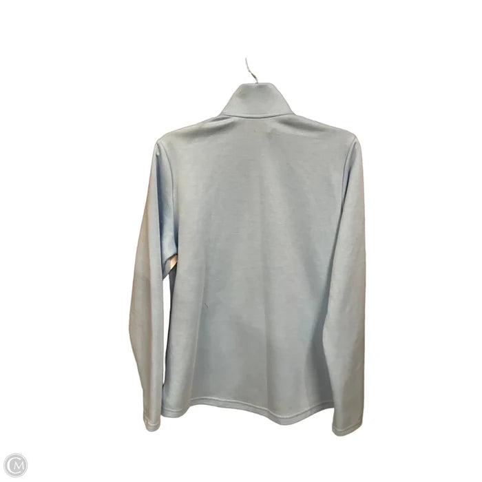 Athletic Jacket By Adidas In Blue, Size: L