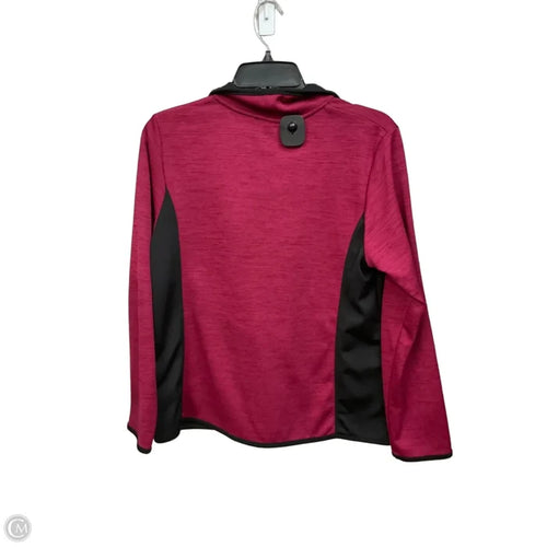 Athletic Jacket By St Johns Bay In Black & Pink, Size: Mp
