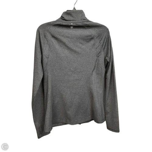 Athletic Jacket By Tek Gear In Grey, Size: L