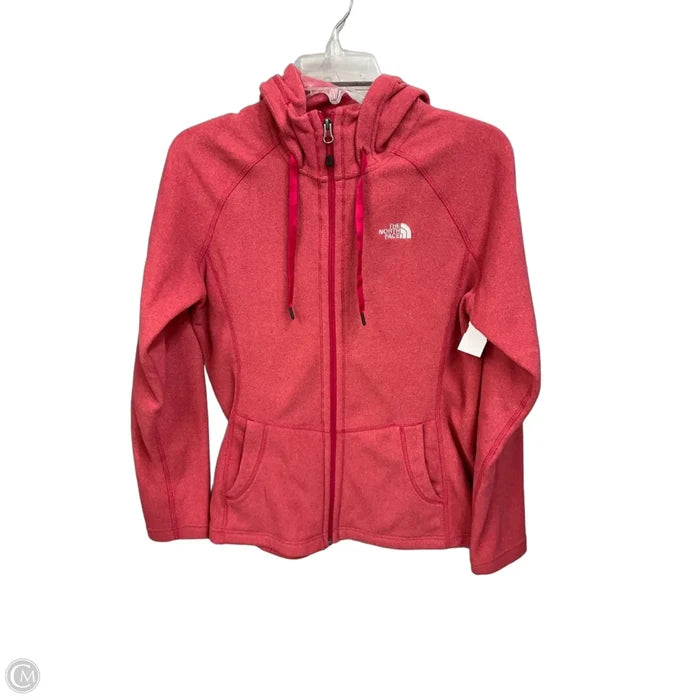 Athletic Jacket By The North Face In Pink, Size: M