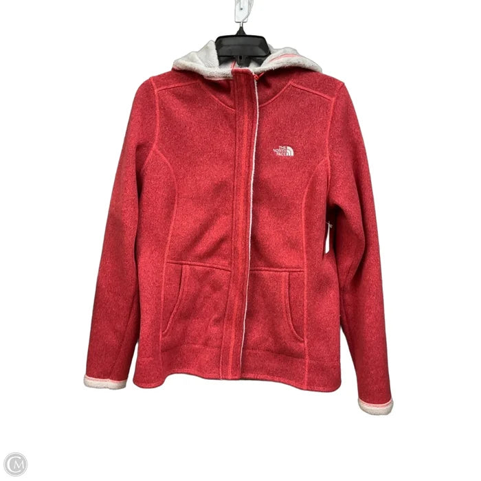 Athletic Jacket By The North Face In Pink, Size: M