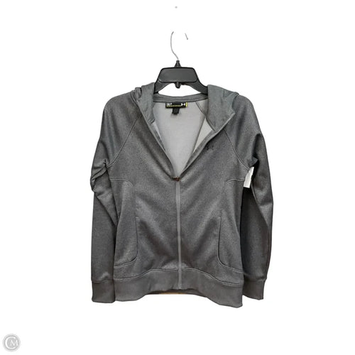 Athletic Jacket By Under Armour In Grey, Size: S
