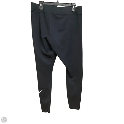 Athletic Leggings By Nike Apparel In Black, Size: L