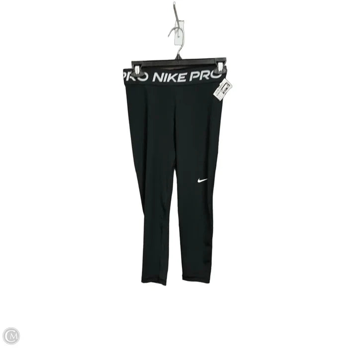 Athletic Leggings By Nike Apparel In Black, Size: S