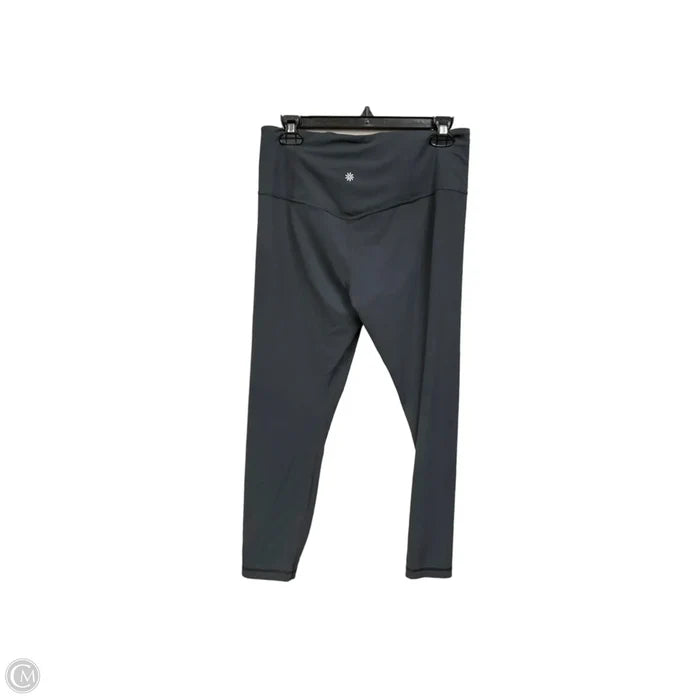 Athletic Leggings By Athleta In Grey, Size: L