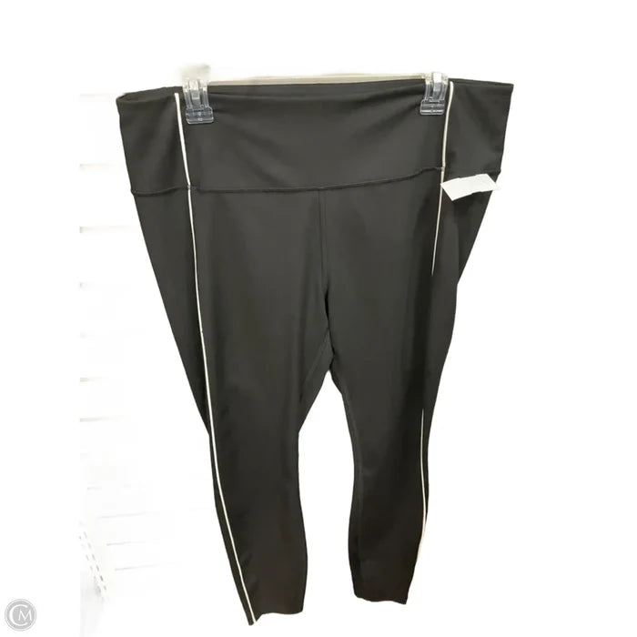 Athletic Leggings By Avia In Black, Size: Xxl