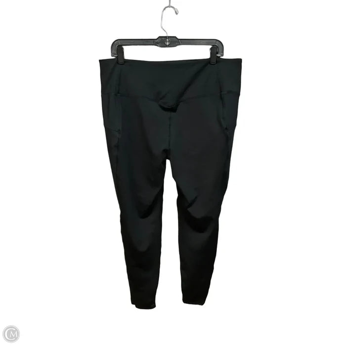 Athletic Leggings By Eddie Bauer In Black, Size: Xl