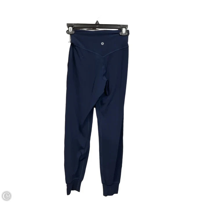 Athletic Leggings By Lululemon In Navy, Size: Xs