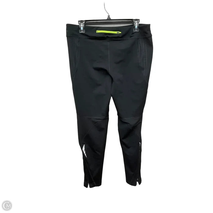 Athletic Leggings By Reebok In Black, Size: Xl