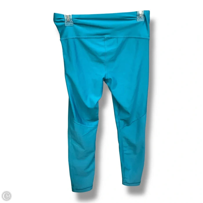 Athletic Leggings By Under Armour In Blue, Size: M