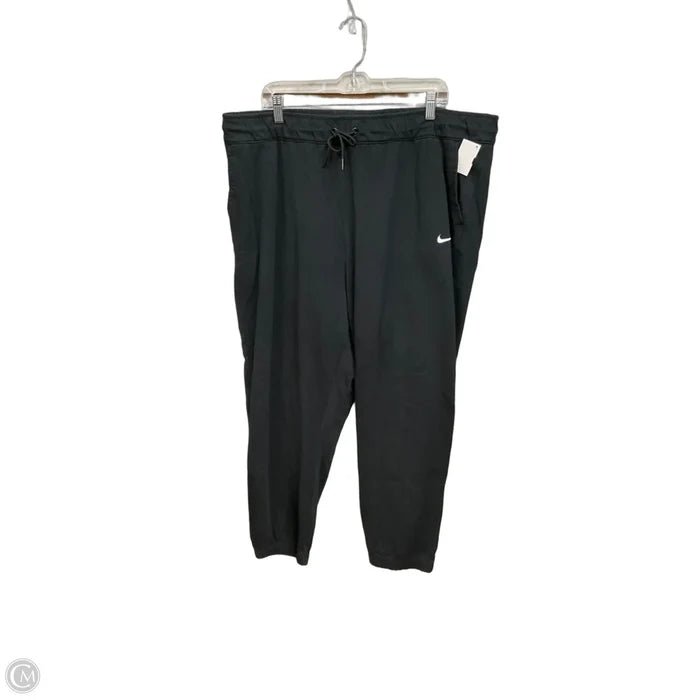 Athletic Pants By Nike Apparel In Black, Size: 2x