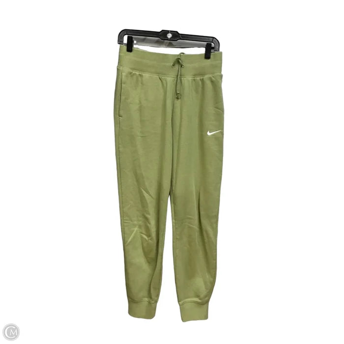 Athletic Pants By Nike Apparel In Green, Size: S