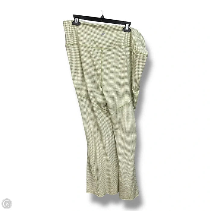 Athletic Pants By Fabletics In Checkered Pattern, Size: 3x