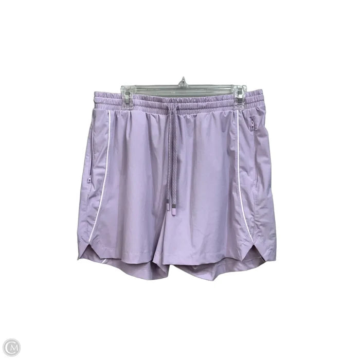 Athletic Shorts By Fabletics In Purple, Size: L