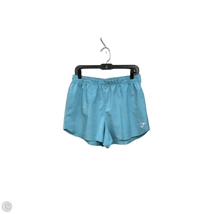 Athletic Shorts By Gym Shark In Teal, Size: L