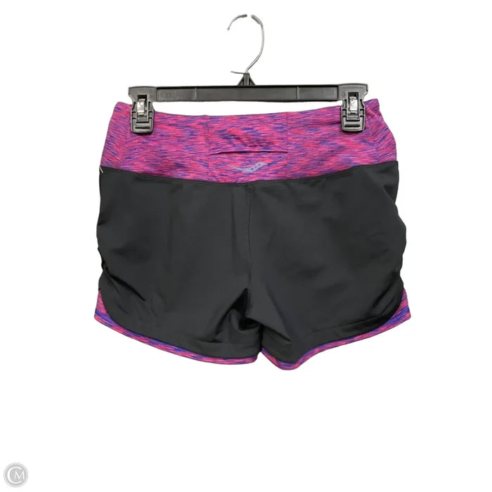 Athletic Shorts By Saucony In Black & Pink, Size: S