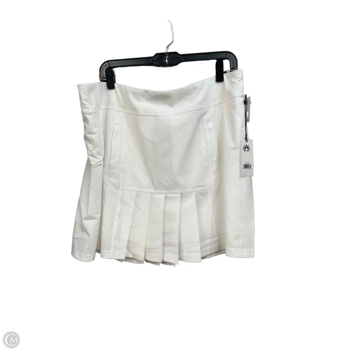 Athletic Skirt By Jofit In White, Size: Xxl