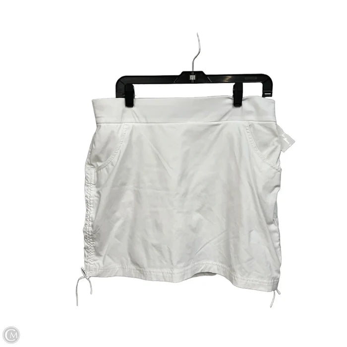 Athletic Skort By Columbia In White, Size: L
