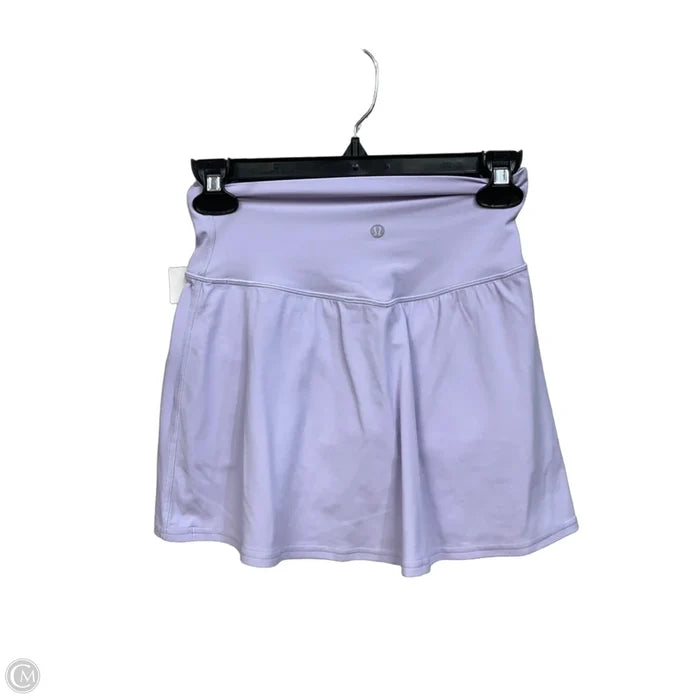 Athletic Skort By Lululemon In Purple, Size: S