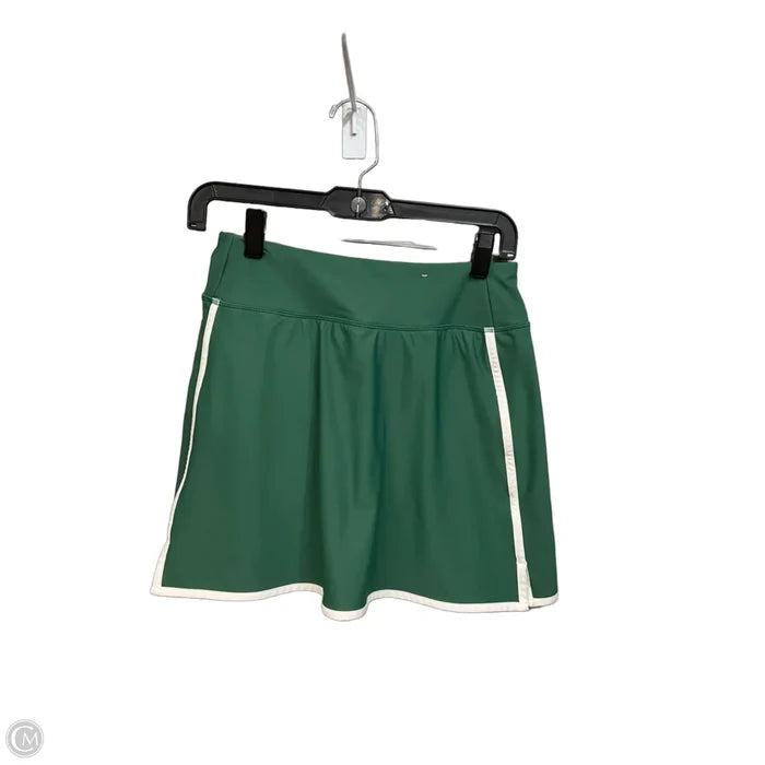 Athletic Skort By Old Navy In Green & White, Size: S