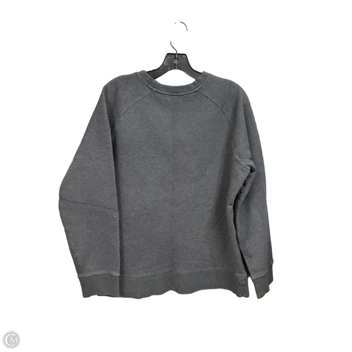 Athletic Sweatshirt Crewneck By Nike Apparel In Grey, Size: Xl
