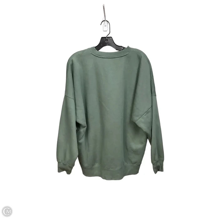 Athletic Sweatshirt Crewneck By Tuff Athletics In Green, Size: M