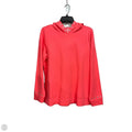 Athletic Sweatshirt Hoodie By Belle By Kim Gravel In Coral, Size: M