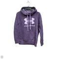 Athletic Sweatshirt Hoodie By Under Armour In Purple, Size: Xs