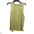 Athletic Tank Top By Nike Apparel In Green, Size: L