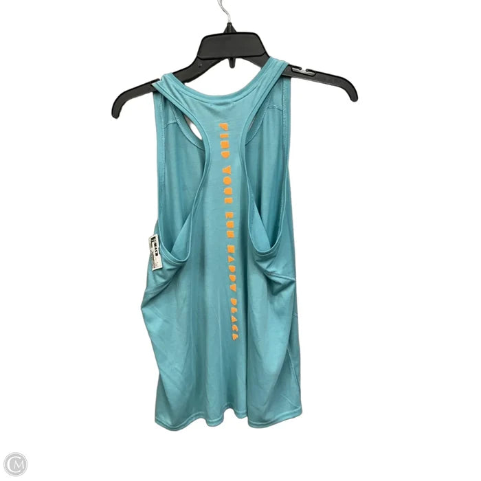 Athletic Tank Top By Brooks In Aqua, Size: M