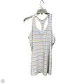 Athletic Tank Top By Brooks In Striped Pattern, Size: M