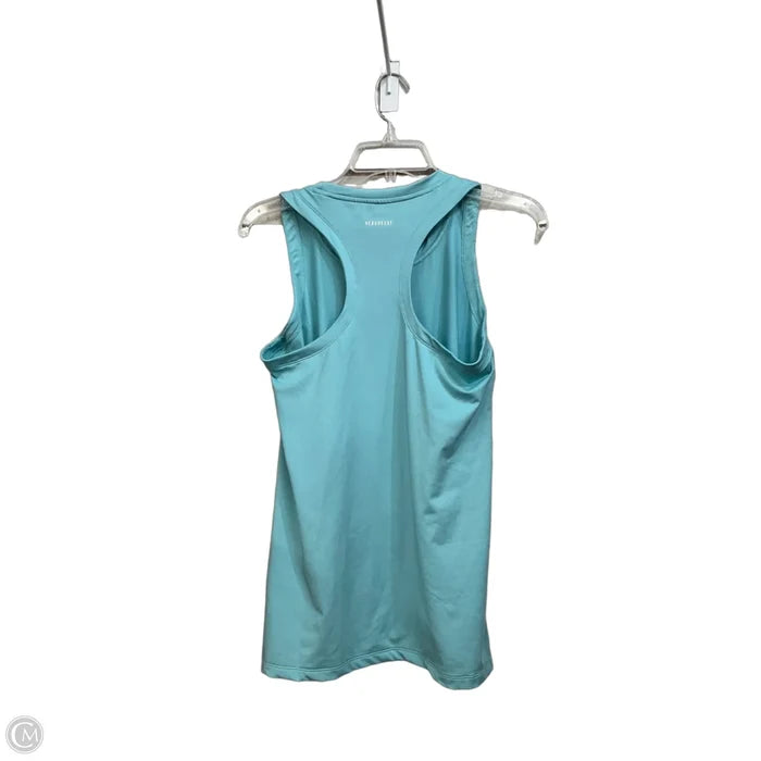 Athletic Tank Top By Adidas In Aqua, Size: S