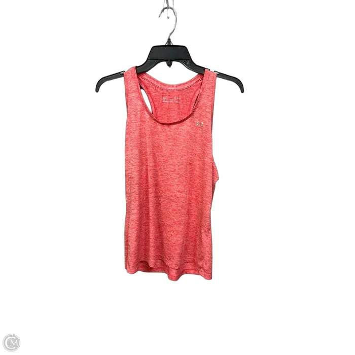 Athletic Tank Top By Under Armour In Red, Size: M