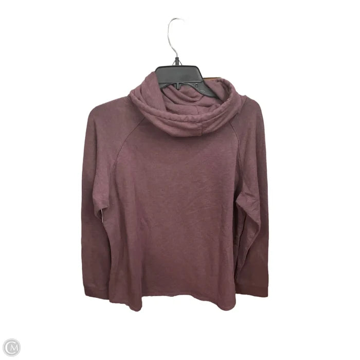 Athletic Top Long Sleeve Collar By 32 Degrees In Purple, Size: Xl