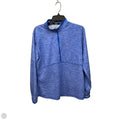 Athletic Top Long Sleeve Collar By Nike Apparel In Blue, Size: Xl