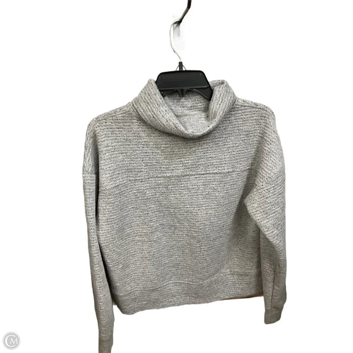 Athletic Top Long Sleeve Collar By Calia In Grey, Size: S