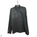 Athletic Top Long Sleeve Collar By Rlx In Black & Grey, Size: Xl