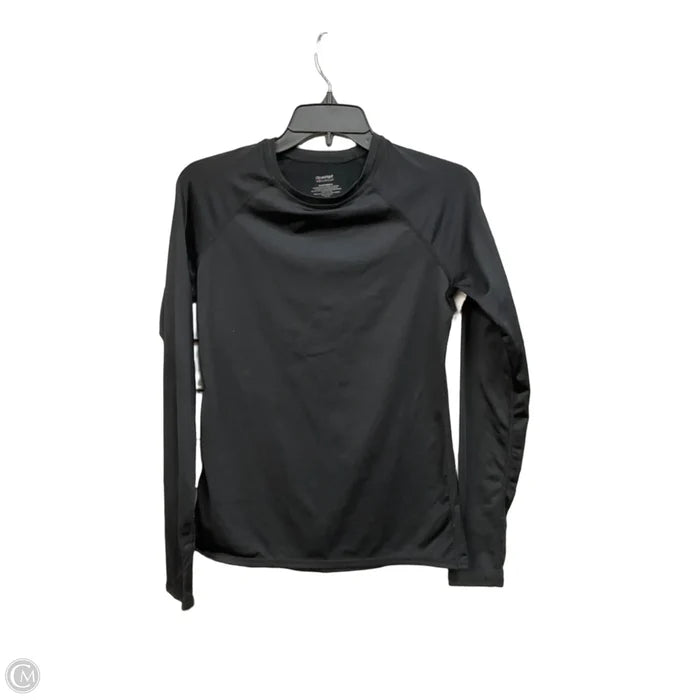 Athletic Top Long Sleeve Crewneck By Cuddl Duds In Black, Size: S