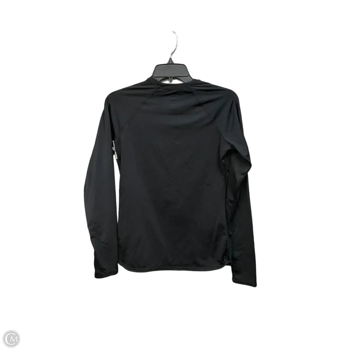 Athletic Top Long Sleeve Crewneck By Cuddl Duds In Black, Size: S