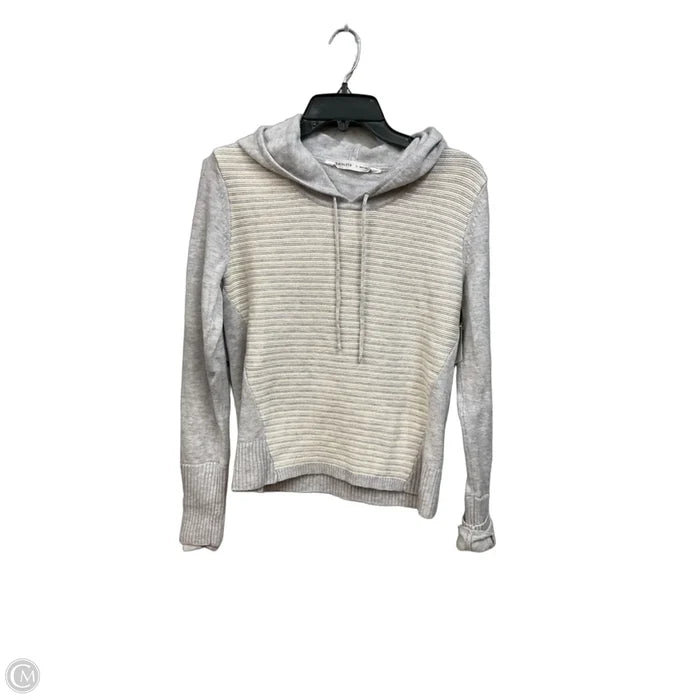 Athletic Top Long Sleeve Hoodie By Athleta In Grey, Size: M