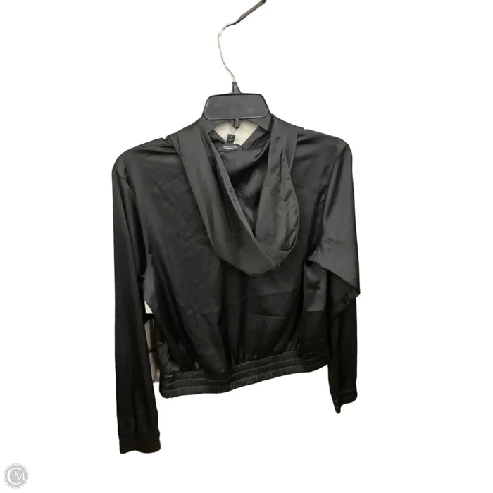 Athletic Top Long Sleeve Hoodie By Express In Black, Size: Xs