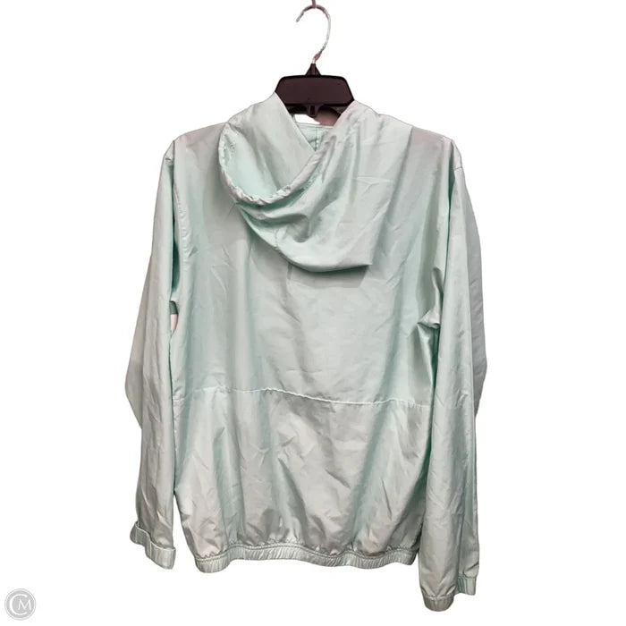 Athletic Top Long Sleeve Hoodie By Adidas In Green, Size: Xs