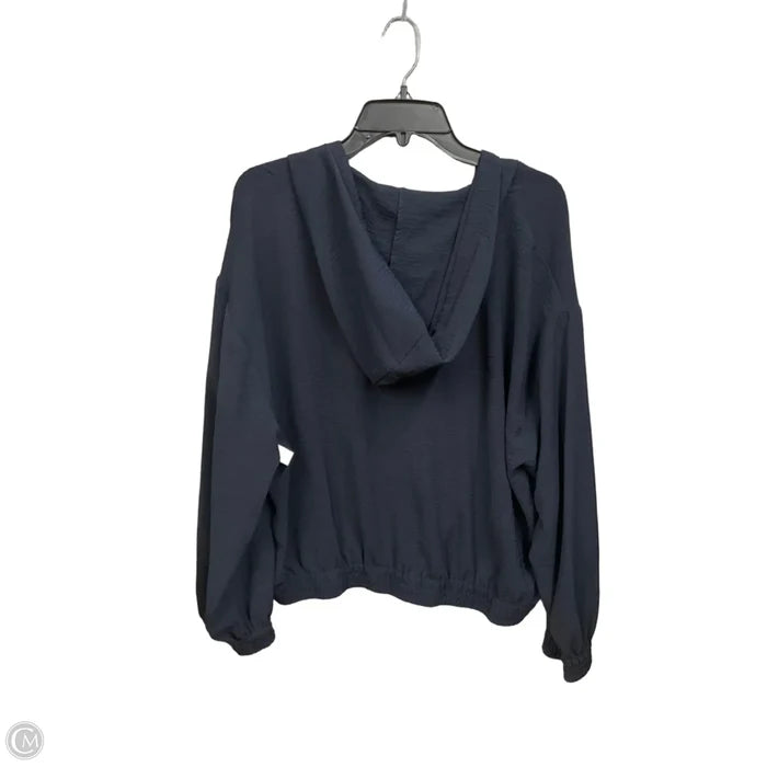 Athletic Top Long Sleeve Hoodie By Tommy Hilfiger In Navy, Size: Xl