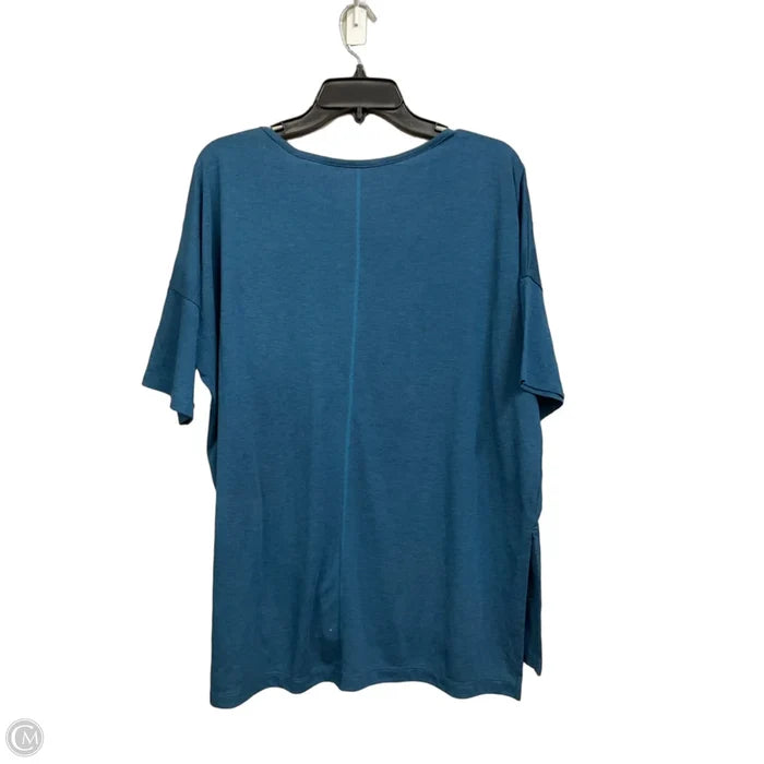 Athletic Top Short Sleeve By Nike Apparel In Blue, Size: Xl