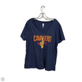 Athletic Top Short Sleeve By Clothes Mentor In Blue, Size: Xl